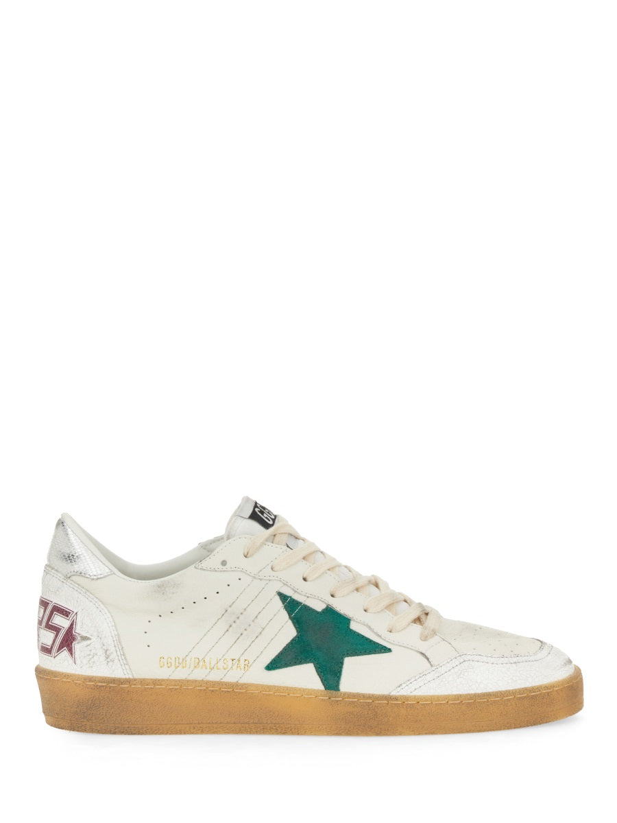 GOLDEN GOOSE Men's Leather Sneaker Ball Star
