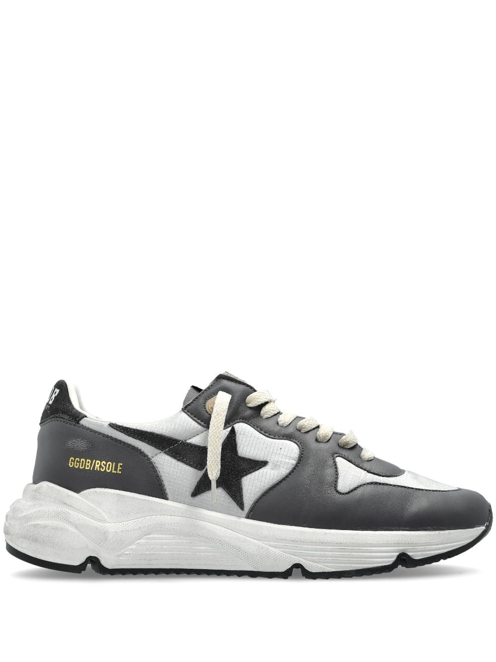 GOLDEN GOOSE Running Sole Leather Sneakers for Men