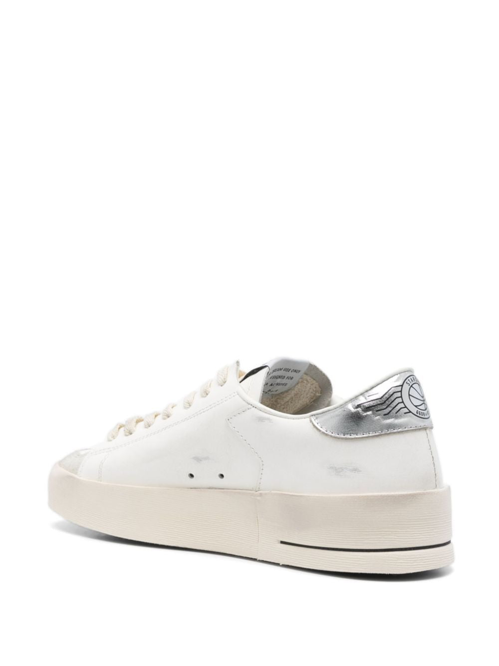 GOLDEN GOOSE Stardan Leather Upper and Star Suede Sneakers for Men