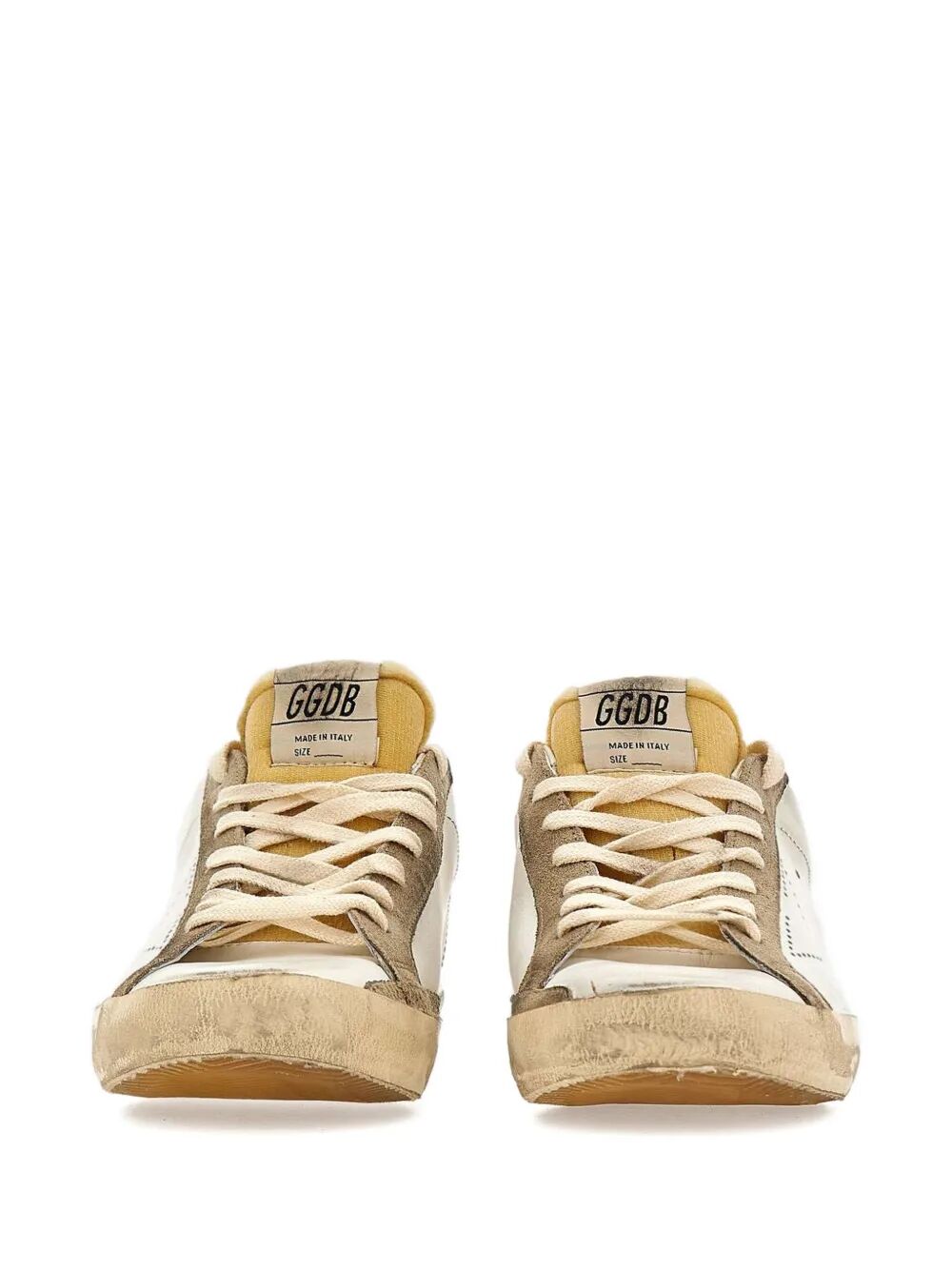 GOLDEN GOOSE Super Star Leather Upper Skate Sneakers