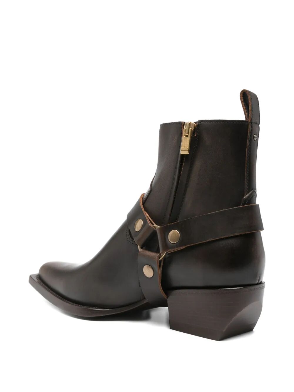 GOLDEN GOOSE Distressed Leather Upper with Removable Accessory Boots