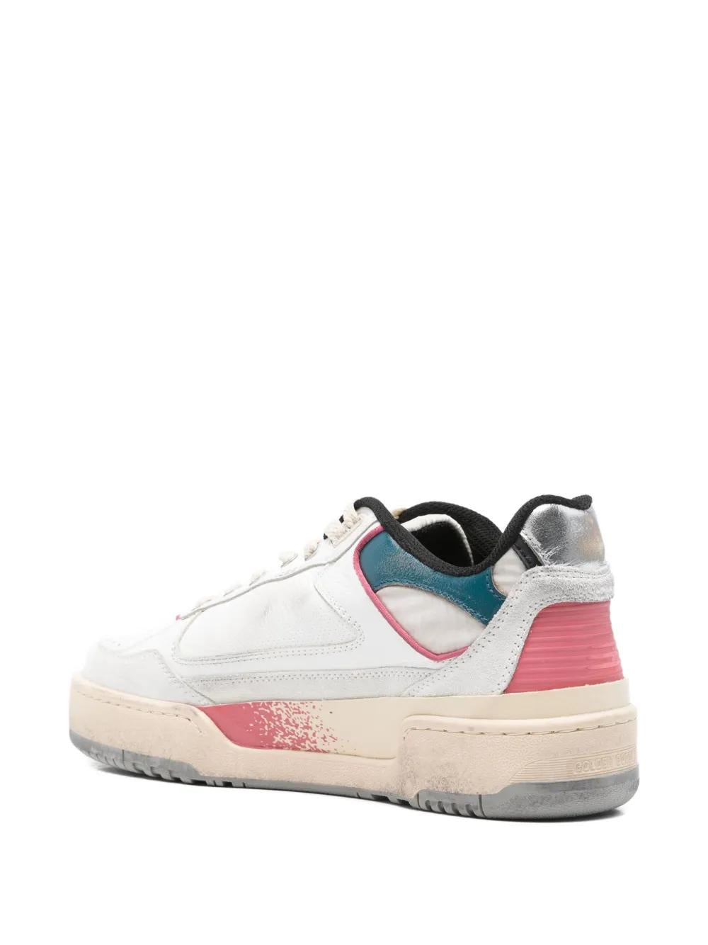 GOLDEN GOOSE Leather Sneaker with Star Detail