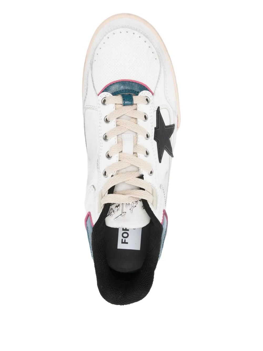 GOLDEN GOOSE Leather Sneaker with Star Detail