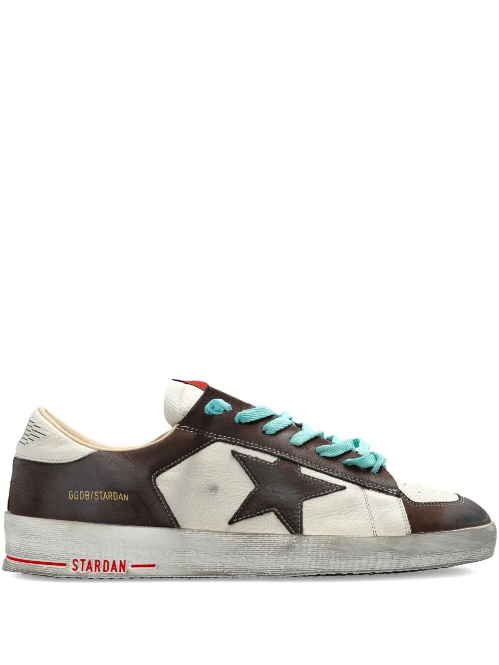 GOLDEN GOOSE Two-Tone Leather Stardan Sneaker