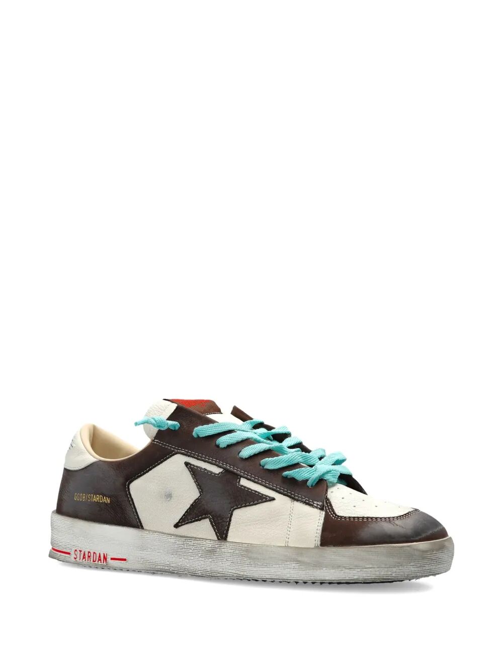 GOLDEN GOOSE Two-Tone Leather Stardan Sneaker