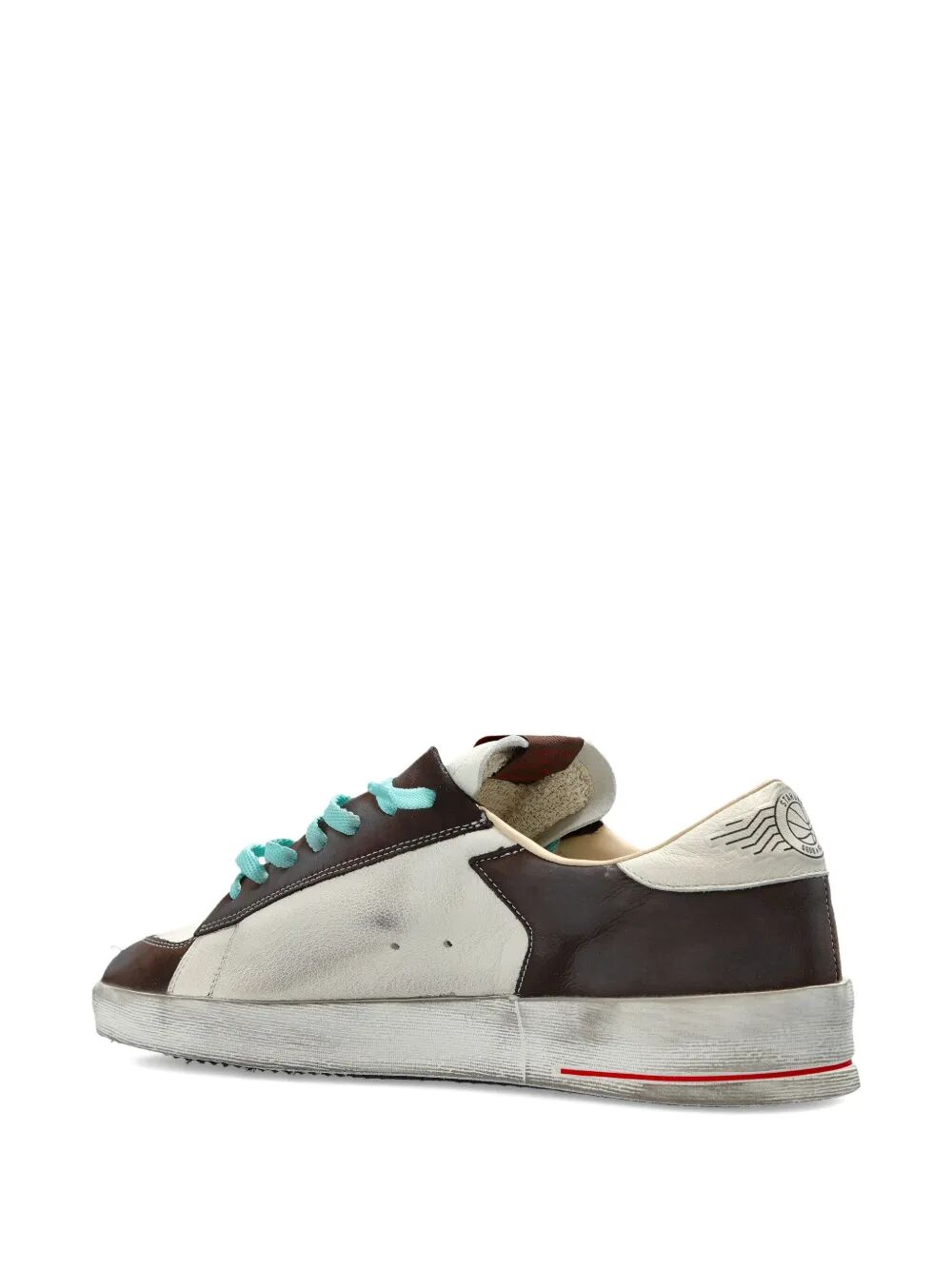 GOLDEN GOOSE Two-Tone Leather Stardan Sneaker