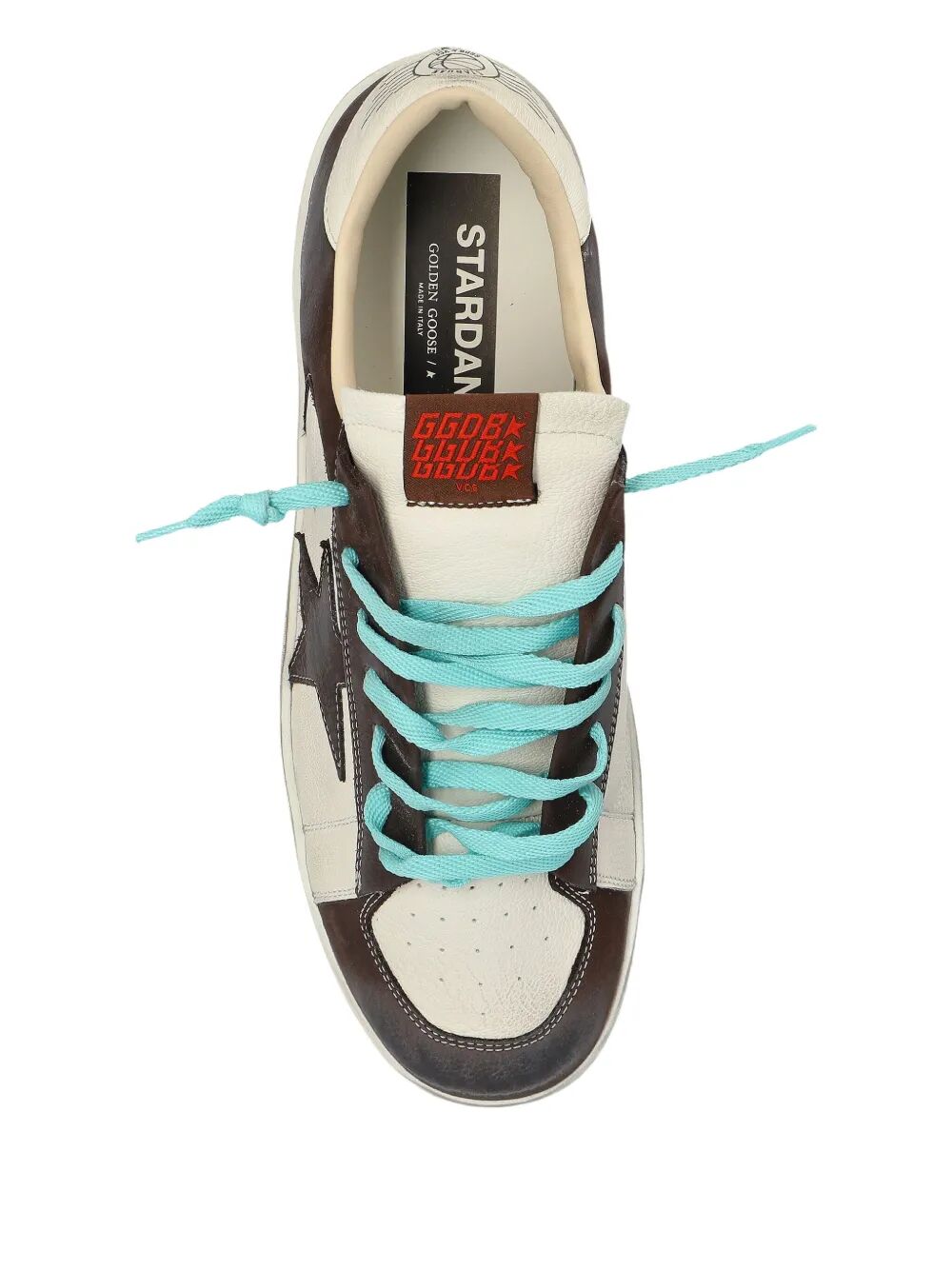 GOLDEN GOOSE Two-Tone Leather Stardan Sneaker