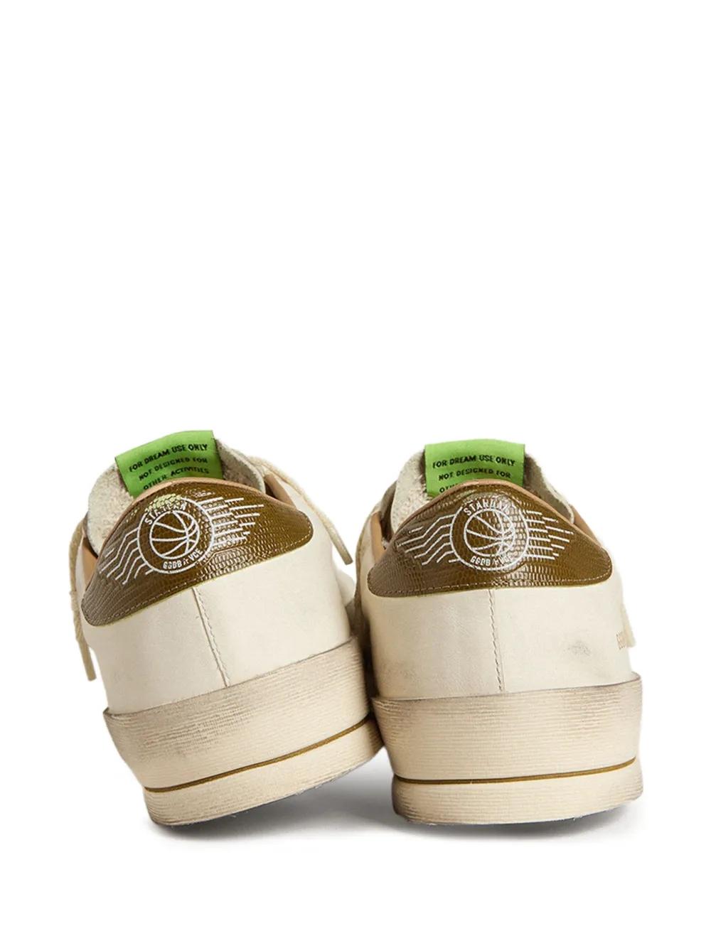 GOLDEN GOOSE Star-Printed Leather Low-Top Sneakers for Men