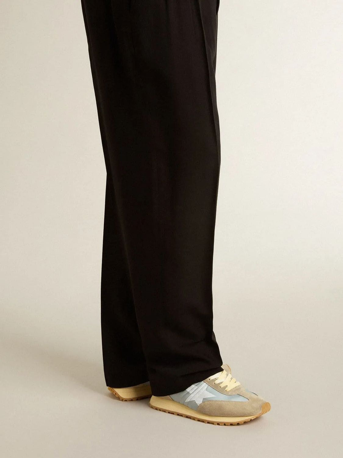 GOLDEN GOOSE Running Marathon Nylon Upper Suede Sneakers