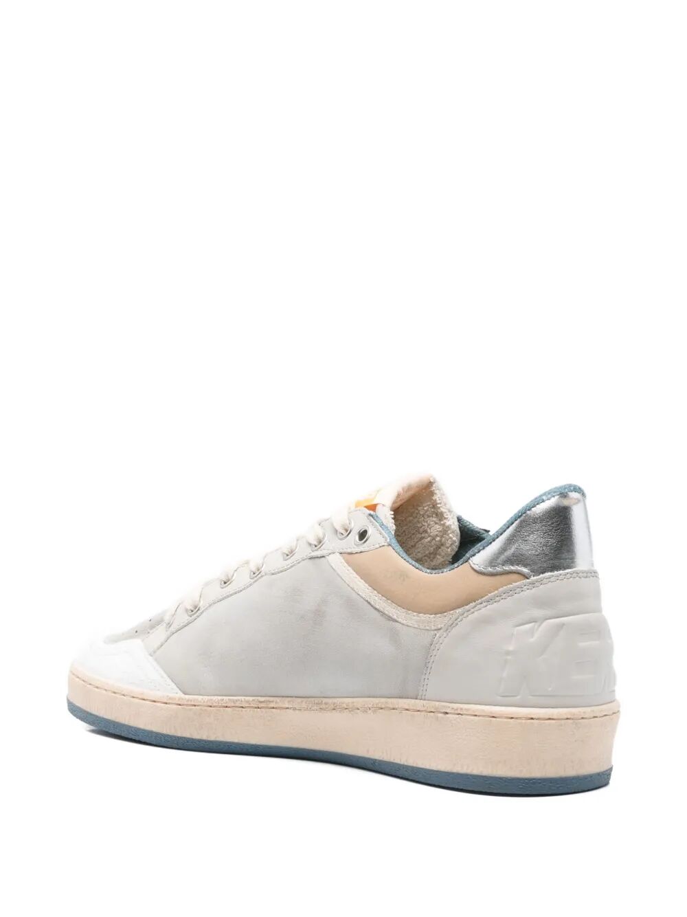 GOLDEN GOOSE Leather Trainers with Star Detail - Low-Top Sneakers for Men
