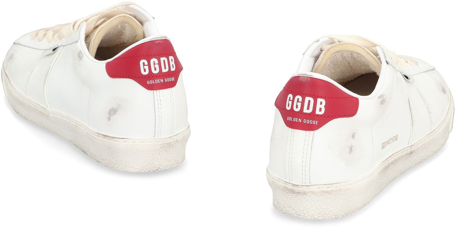 GOLDEN GOOSE Matchstar Sneaker in Glossy Leather for Men