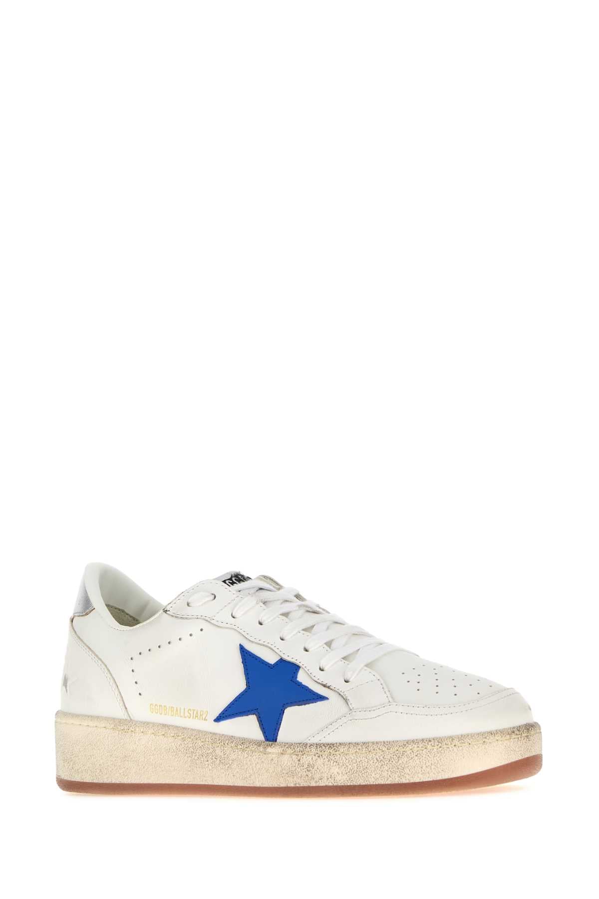 GOLDEN GOOSE Men's Leather Ball Star 2 Sneakers
