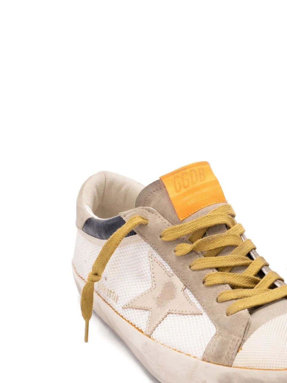 GOLDEN GOOSE Super Star Net and Naplak Upper Sneakers for Men