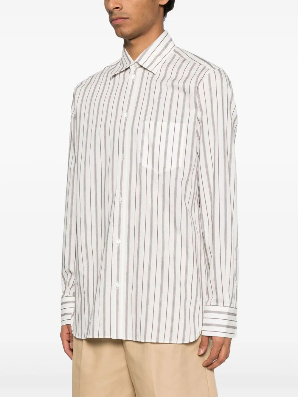 GOLDEN GOOSE Men's Regular Cotton Shirt - Seasonal Style