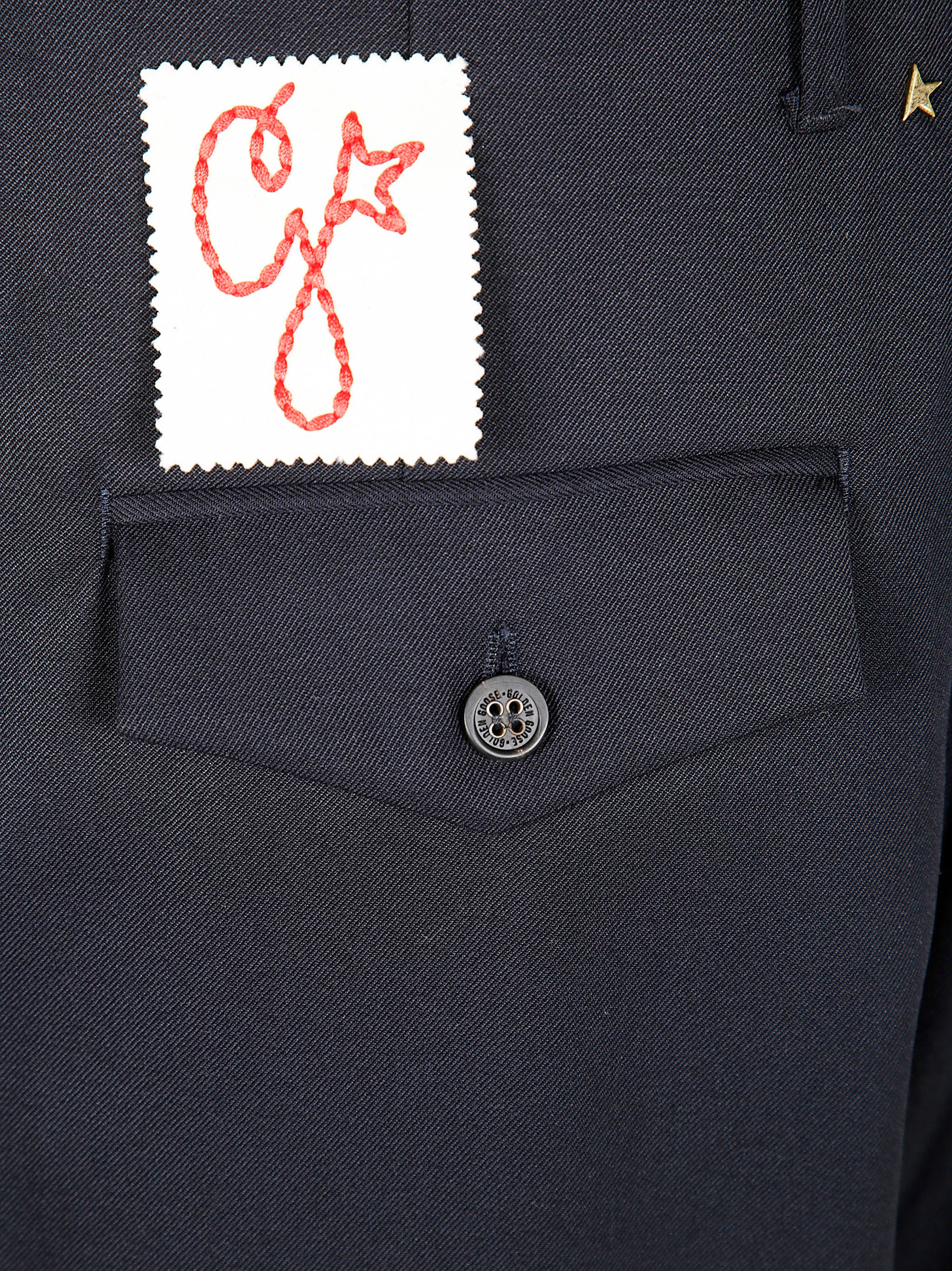 GOLDEN GOOSE Wide Leg Pants for Men - SS25