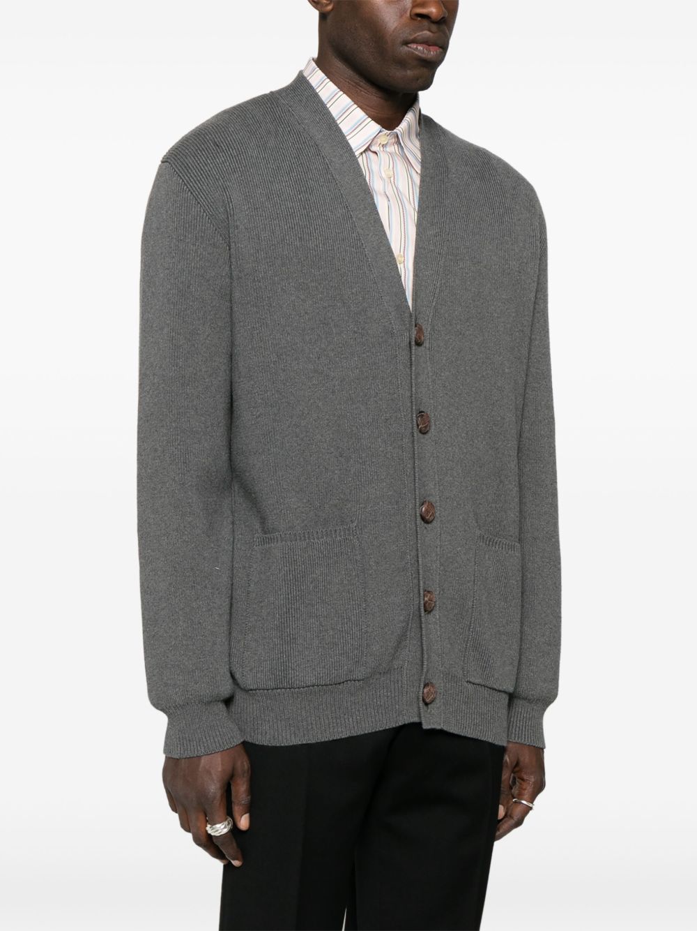 GOLDEN GOOSE Men's Cotton V-Neck Cardigan
