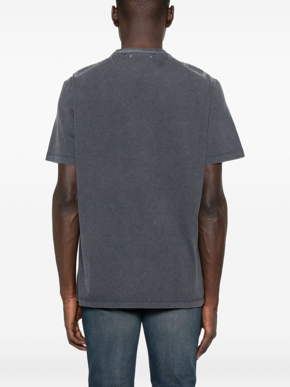 GOLDEN GOOSE Printed T-Shirt with Shoulder Graphics - Size M