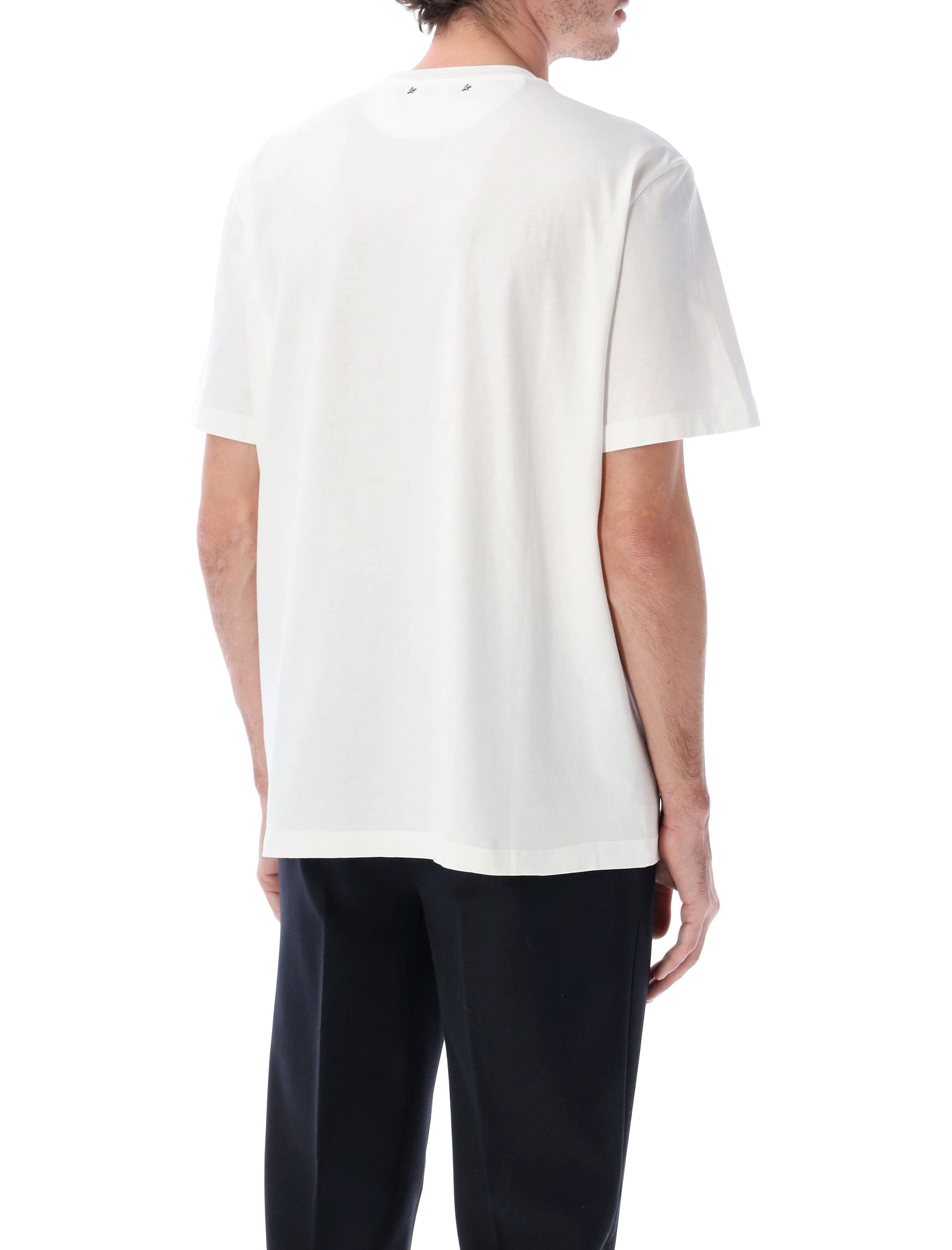 GOLDEN GOOSE Men's Vintage Cotton Logo T-Shirt - Regular Fit