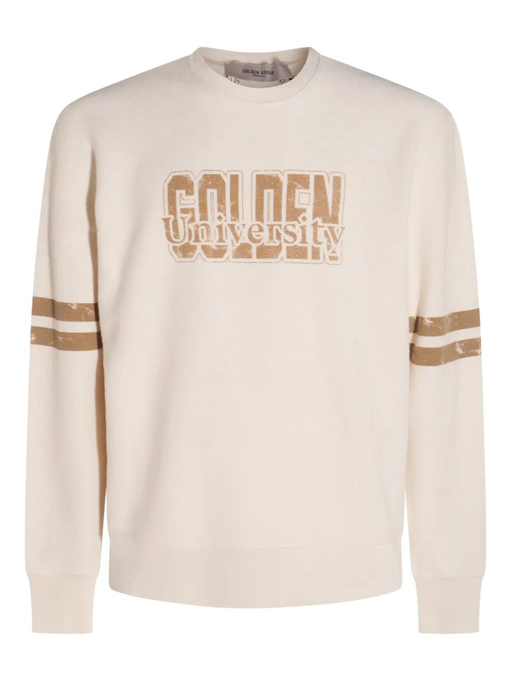 GOLDEN GOOSE Journey Men's Crew Neck Sweatshirt - FW25