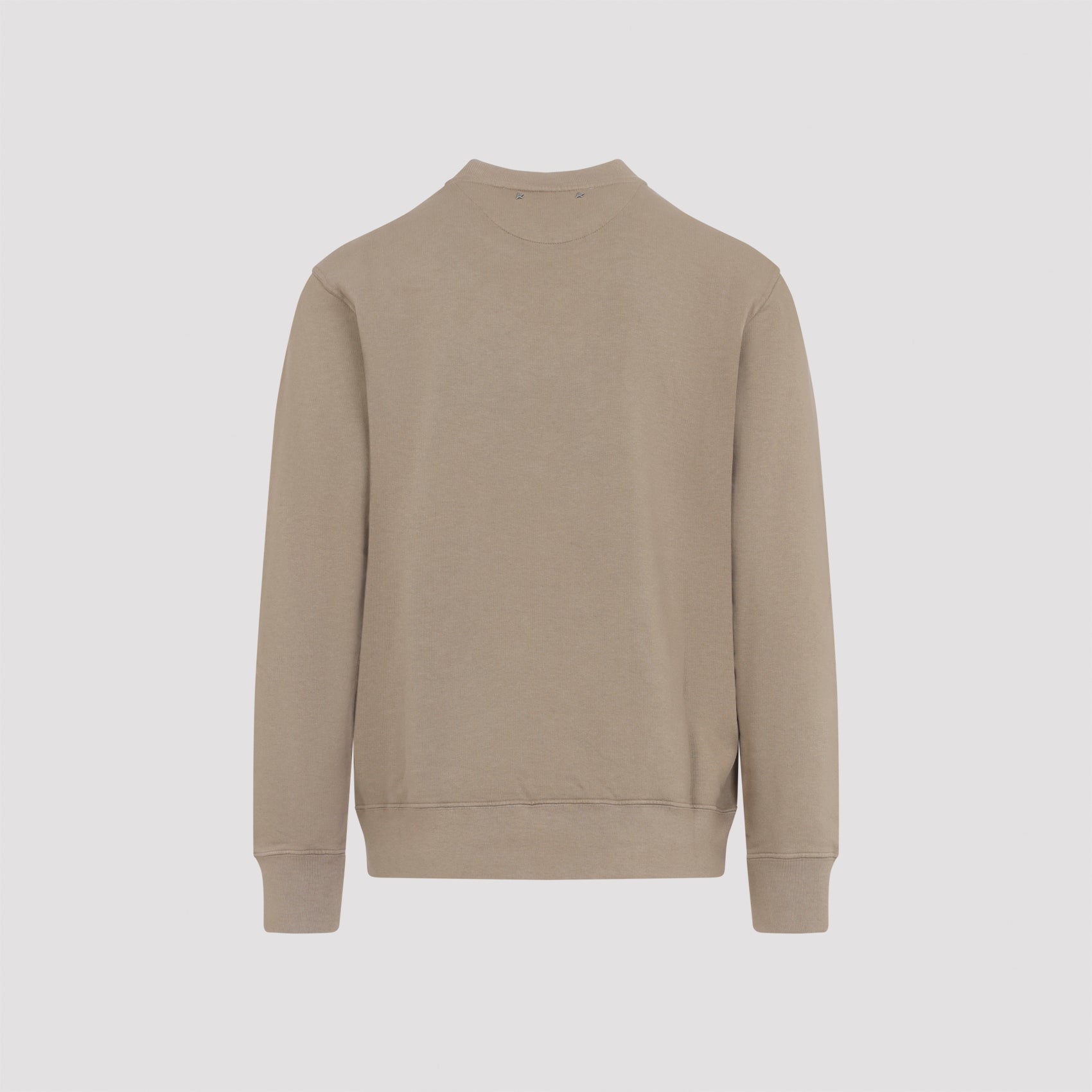 GOLDEN GOOSE College Print Crewneck Cotton Sweatshirt - FW25