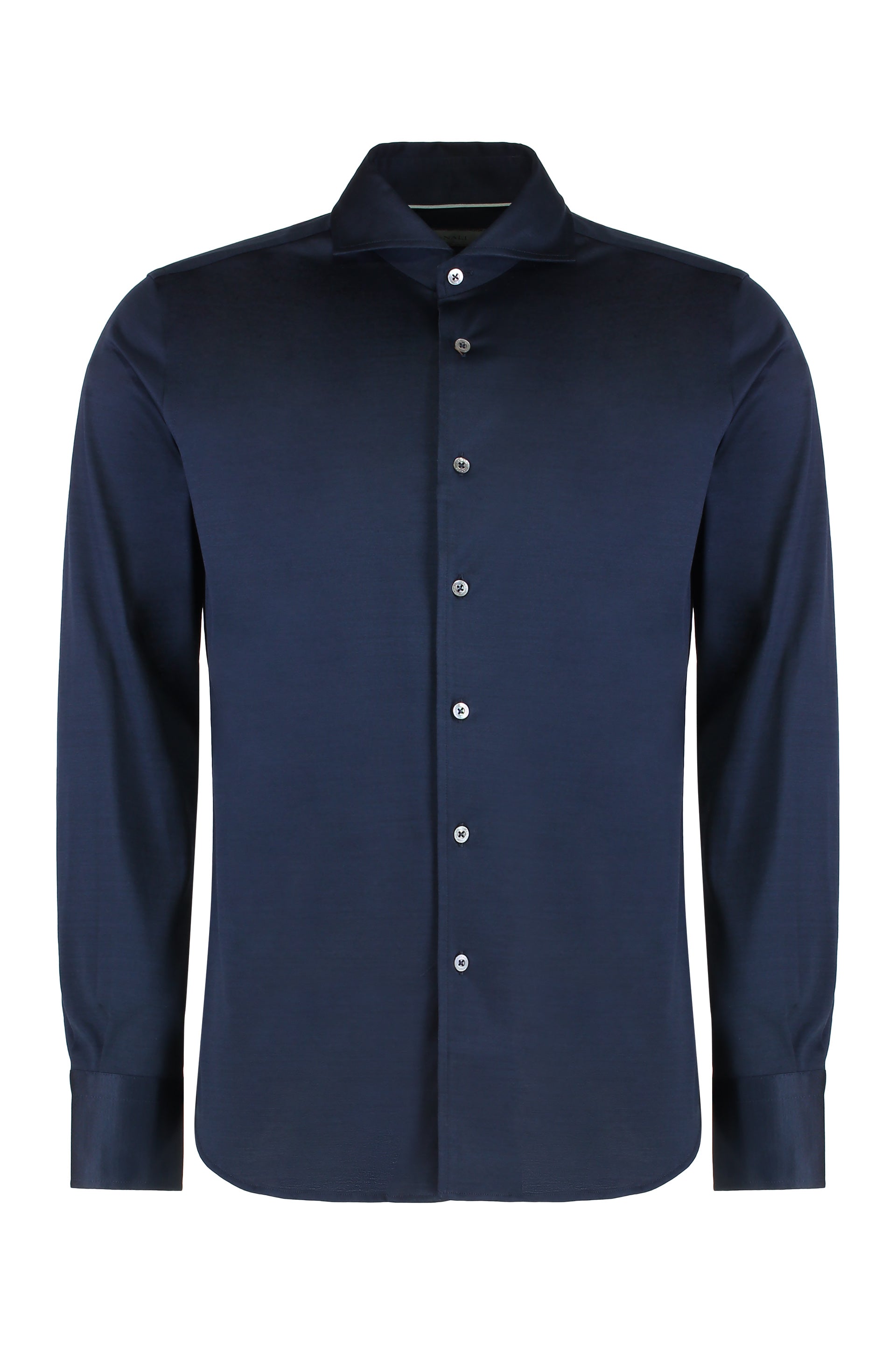 CANALI Elegant Long-Sleeved Cotton Shirt for Men