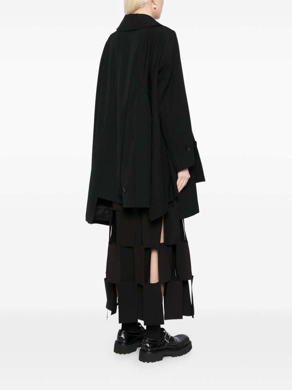 COMME DES GARÇONS Asymmetric Sleeve Double-Breasted Suit for Women