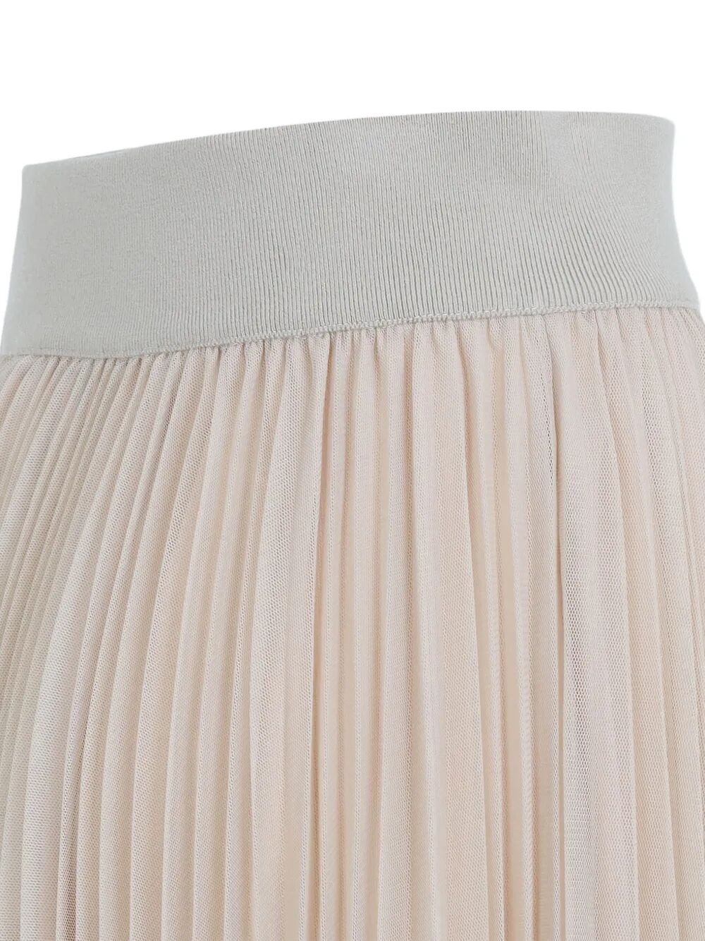 FABIANA FILIPPI Pleated Tulle Wide Skirt for Women - FW25 Collection