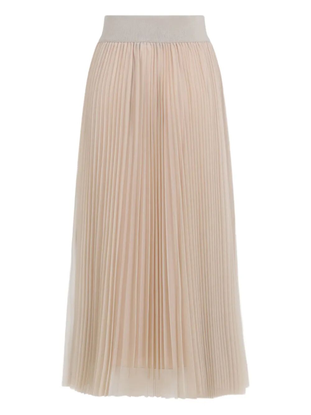 FABIANA FILIPPI Pleated Tulle Wide Skirt for Women - FW25 Collection