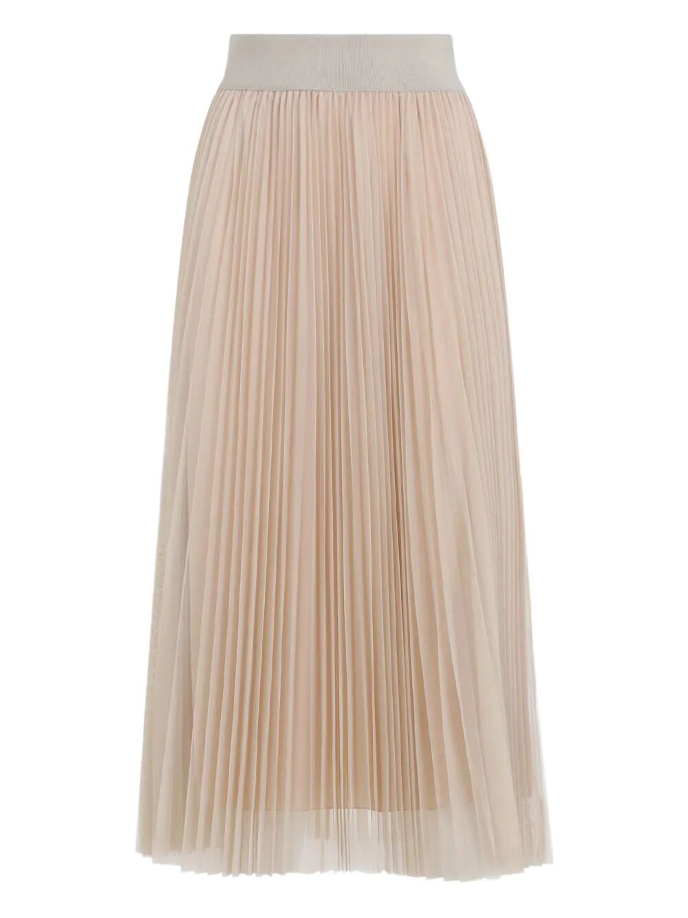FABIANA FILIPPI Pleated Tulle Wide Skirt for Women - FW25 Collection