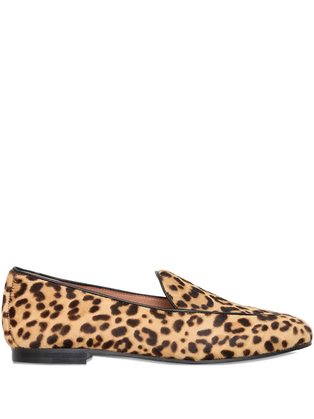 AQUAZZURA Leopard-Print Leather Guanto Slipper