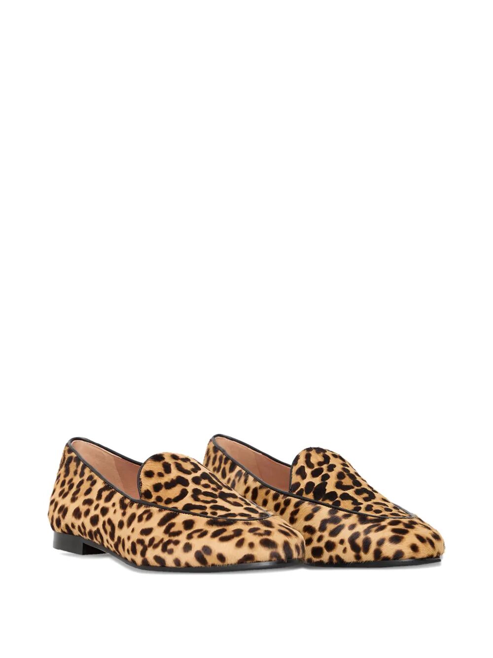 AQUAZZURA Leopard-Print Leather Guanto Slipper