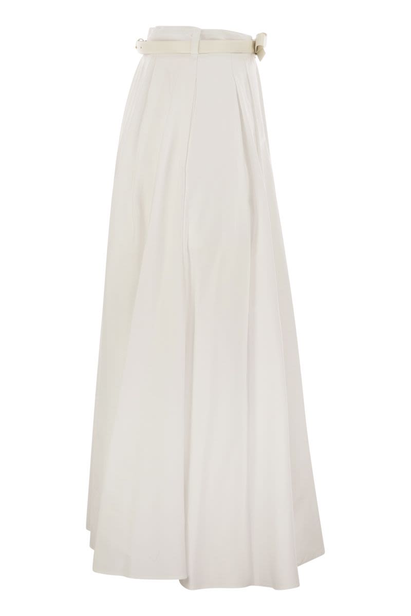 ELISABETTA FRANCHI Satin Mini Skirt with Bow Belt