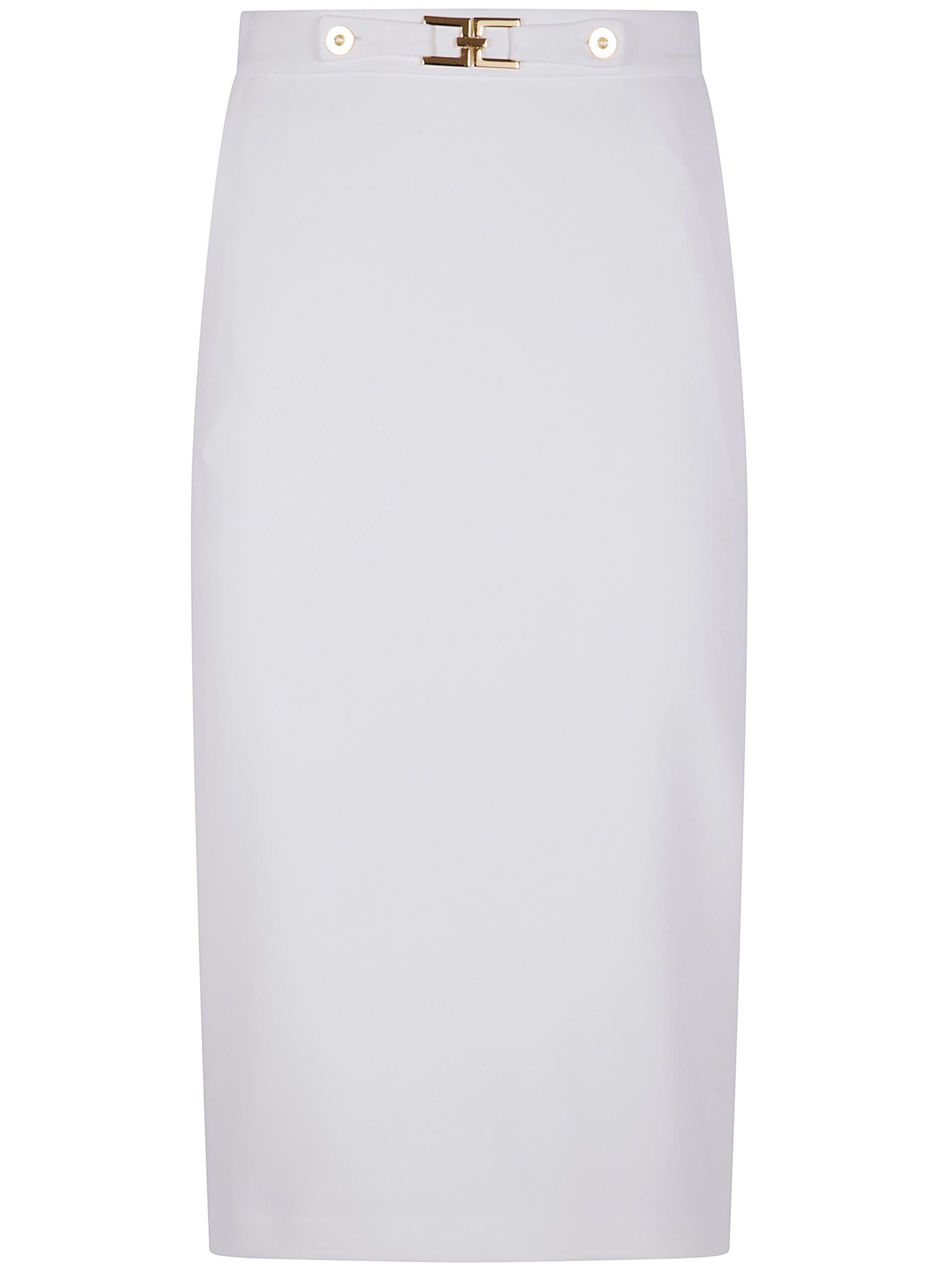 ELISABETTA FRANCHI Pencil Logo Skirt
