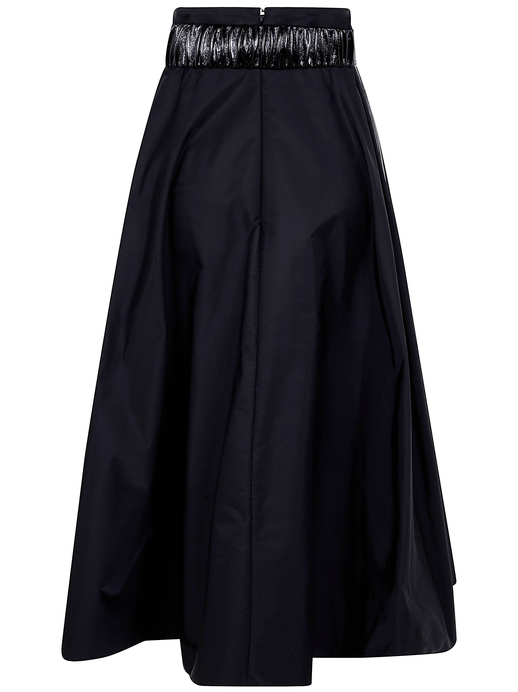 ELISABETTA FRANCHI Belted Round Midi Skirt