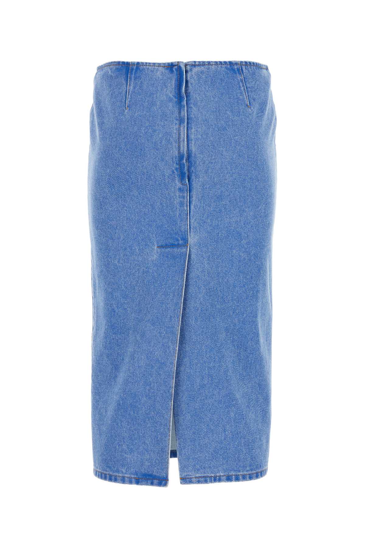 MARNI Women's Denim Mini Skirt for FW24