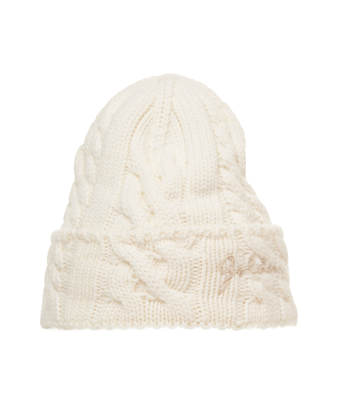GOLDEN GOOSE Classic Cable-Knit Virgin Wool Beanie for Women
