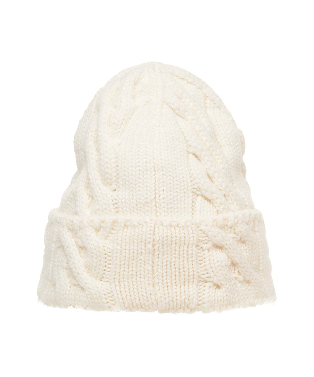 GOLDEN GOOSE Classic Cable-Knit Virgin Wool Beanie for Women
