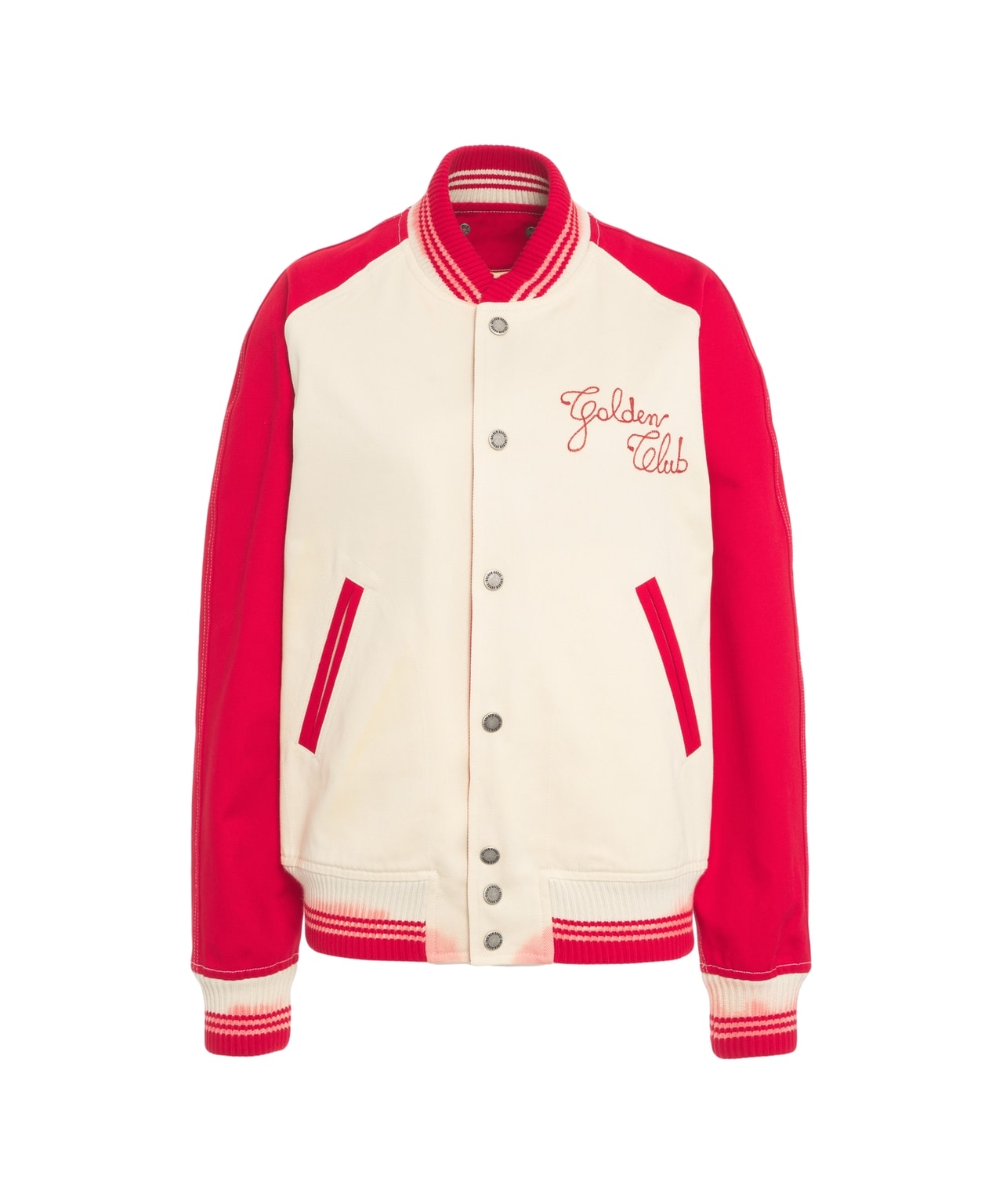 GOLDEN GOOSE Bomber Jacket with Logo Embroidery for Men