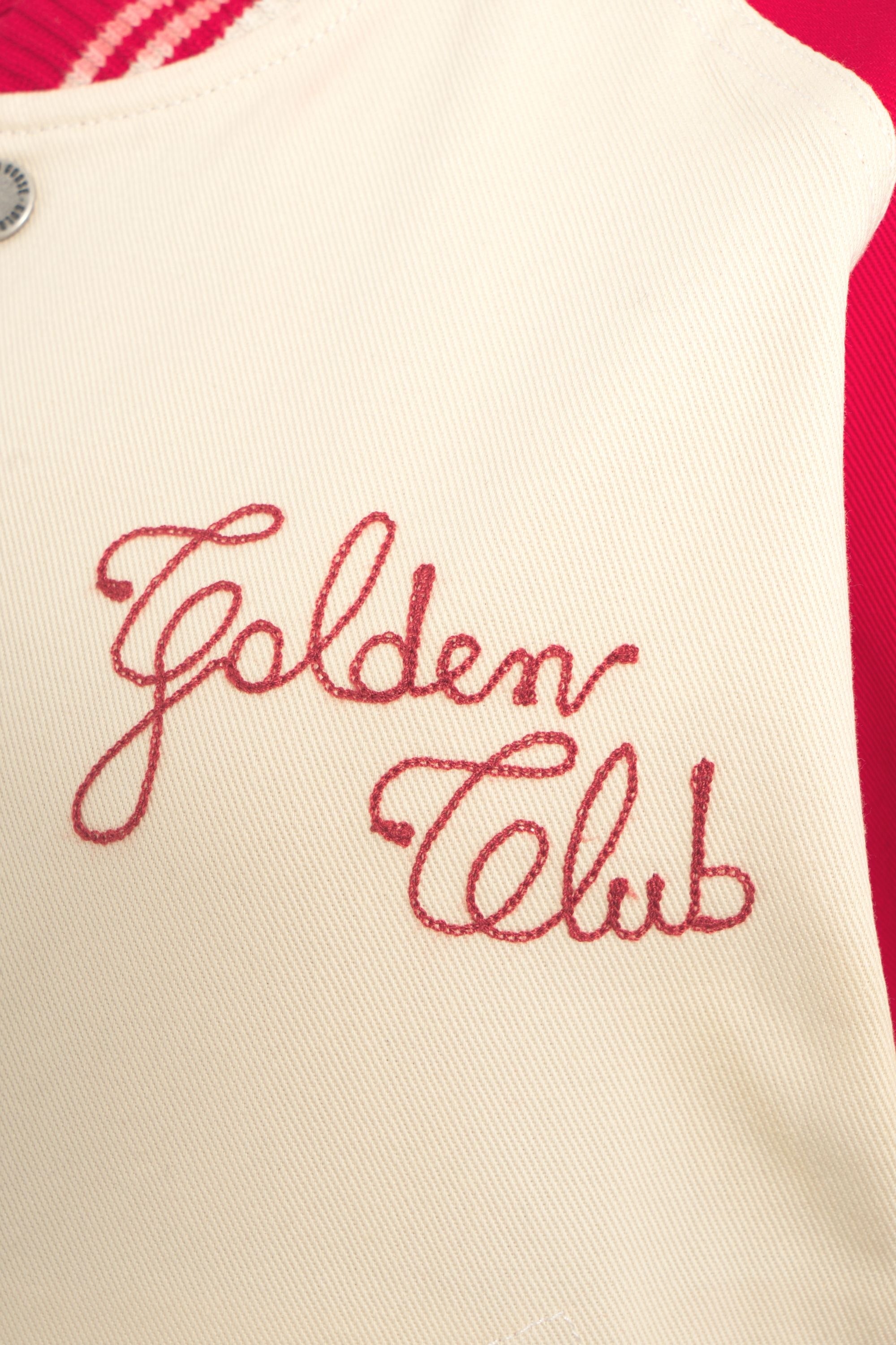 GOLDEN GOOSE Bomber Jacket with Logo Embroidery for Men