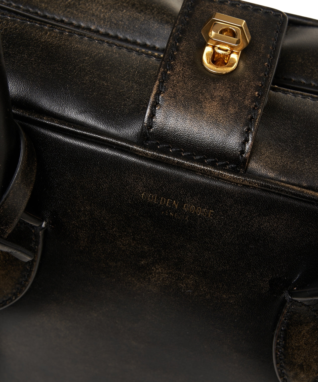 GOLDEN GOOSE Structured Leather Handbag - Mini Size