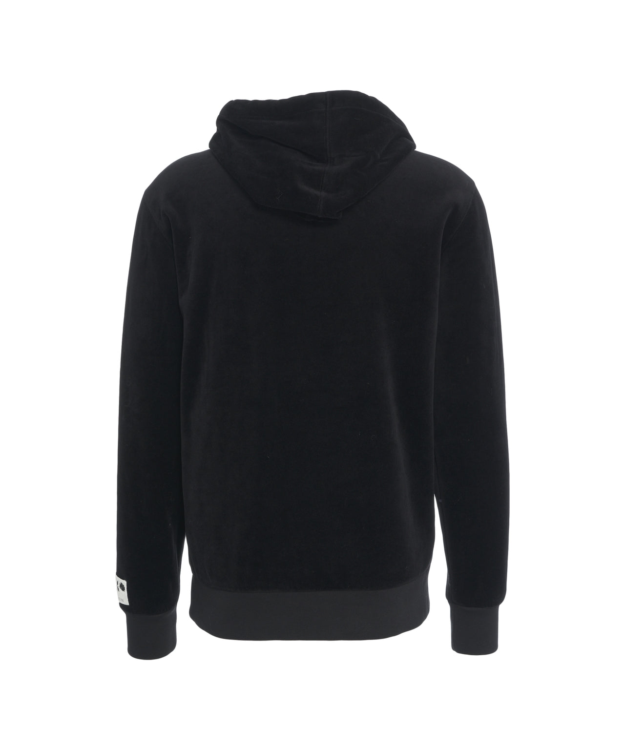 GOLDEN GOOSE Velour Hoodie with Drawstring and Pocket