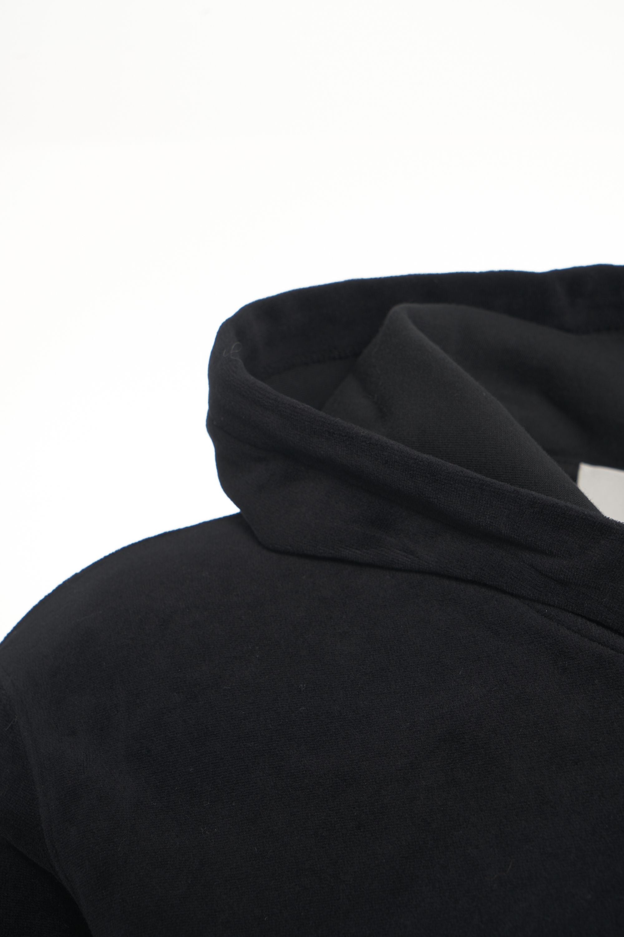 GOLDEN GOOSE Velour Hoodie with Drawstring and Pocket