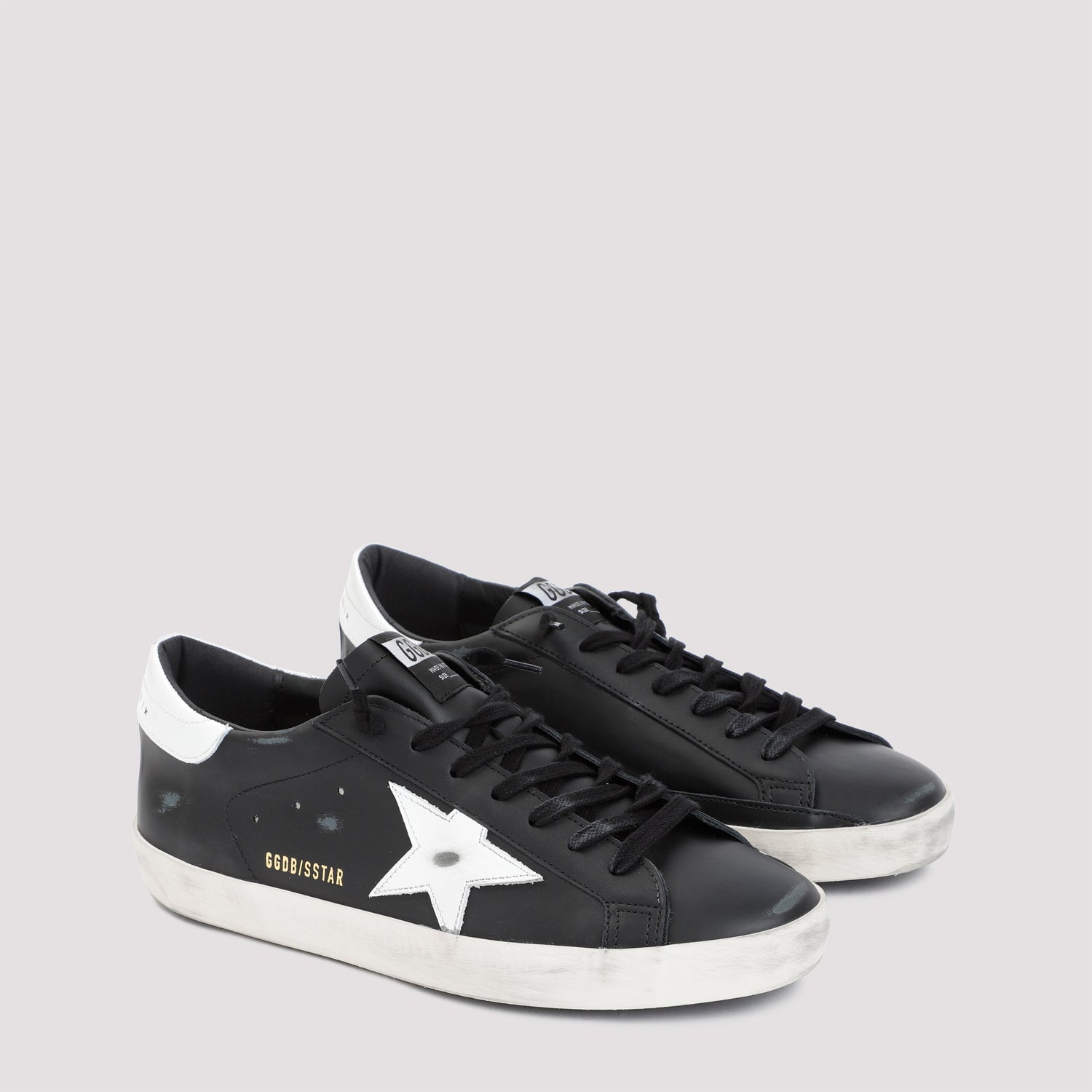 GOLDEN GOOSE Premium Leather Lace-Up Sneakers for Men