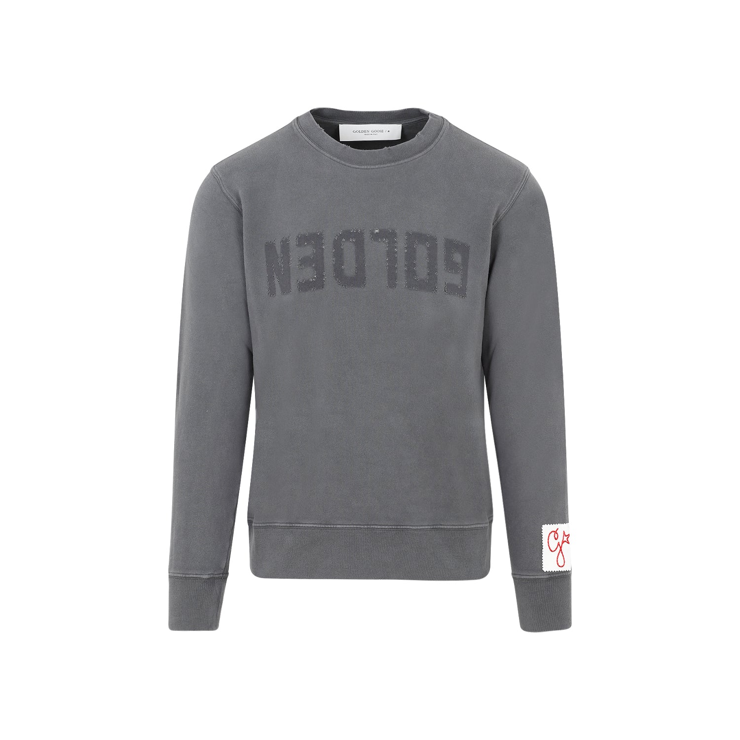 GOLDEN GOOSE Comfort Fit Sweatshirt with Golden Lettering