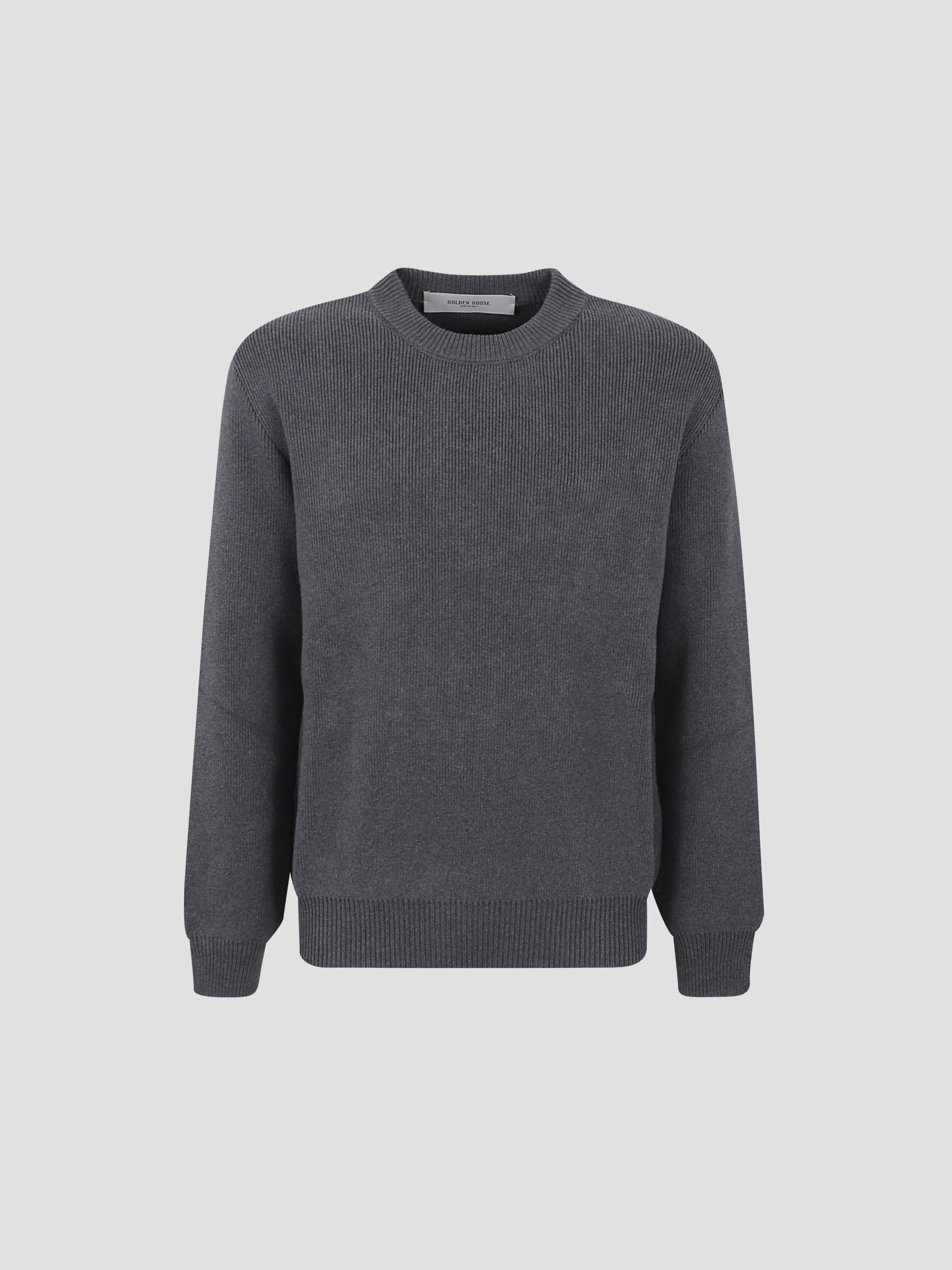 GOLDEN GOOSE Men's Regular Knit Crew Neck Sweater