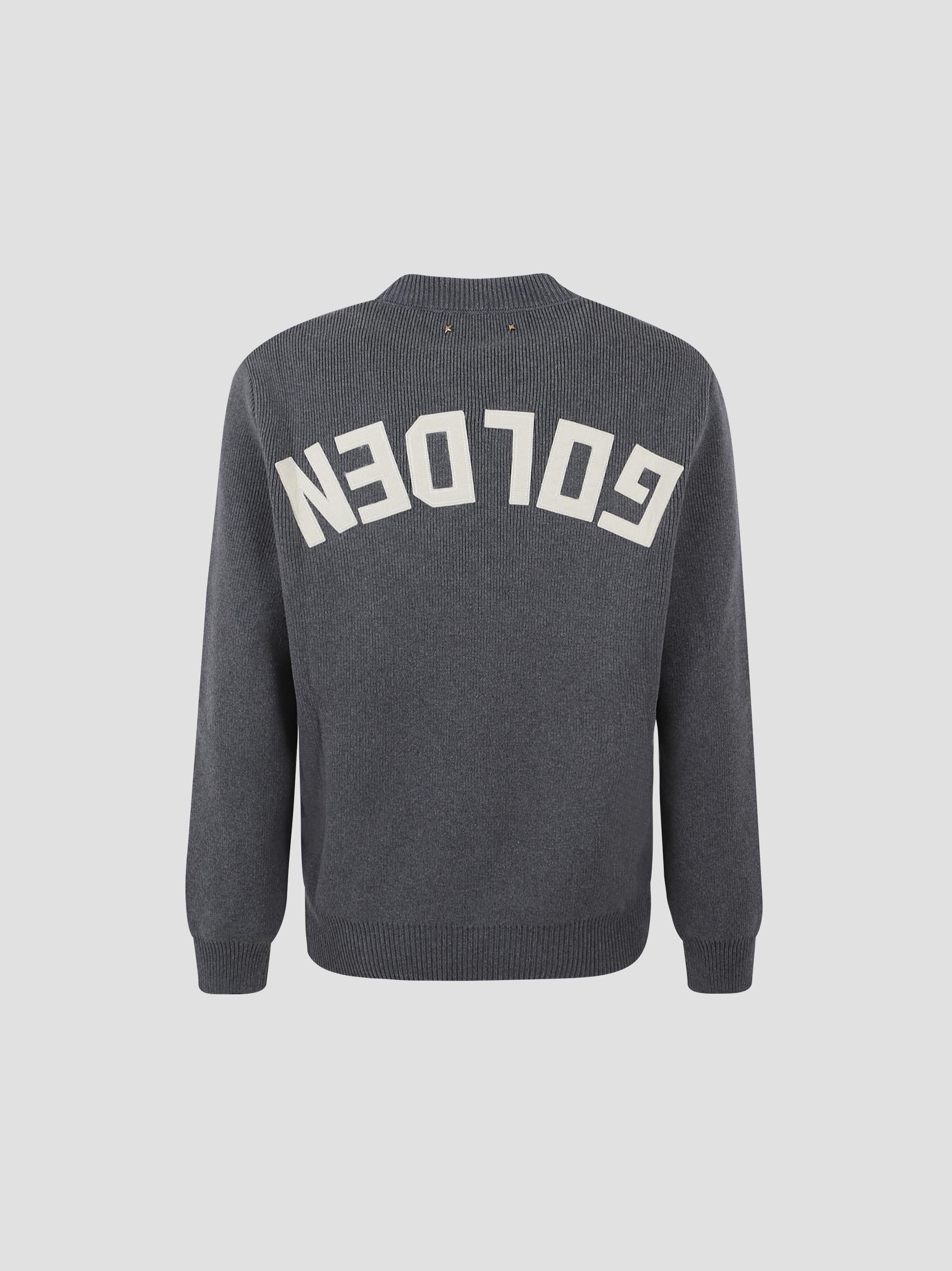 GOLDEN GOOSE Men's Regular Knit Crew Neck Sweater