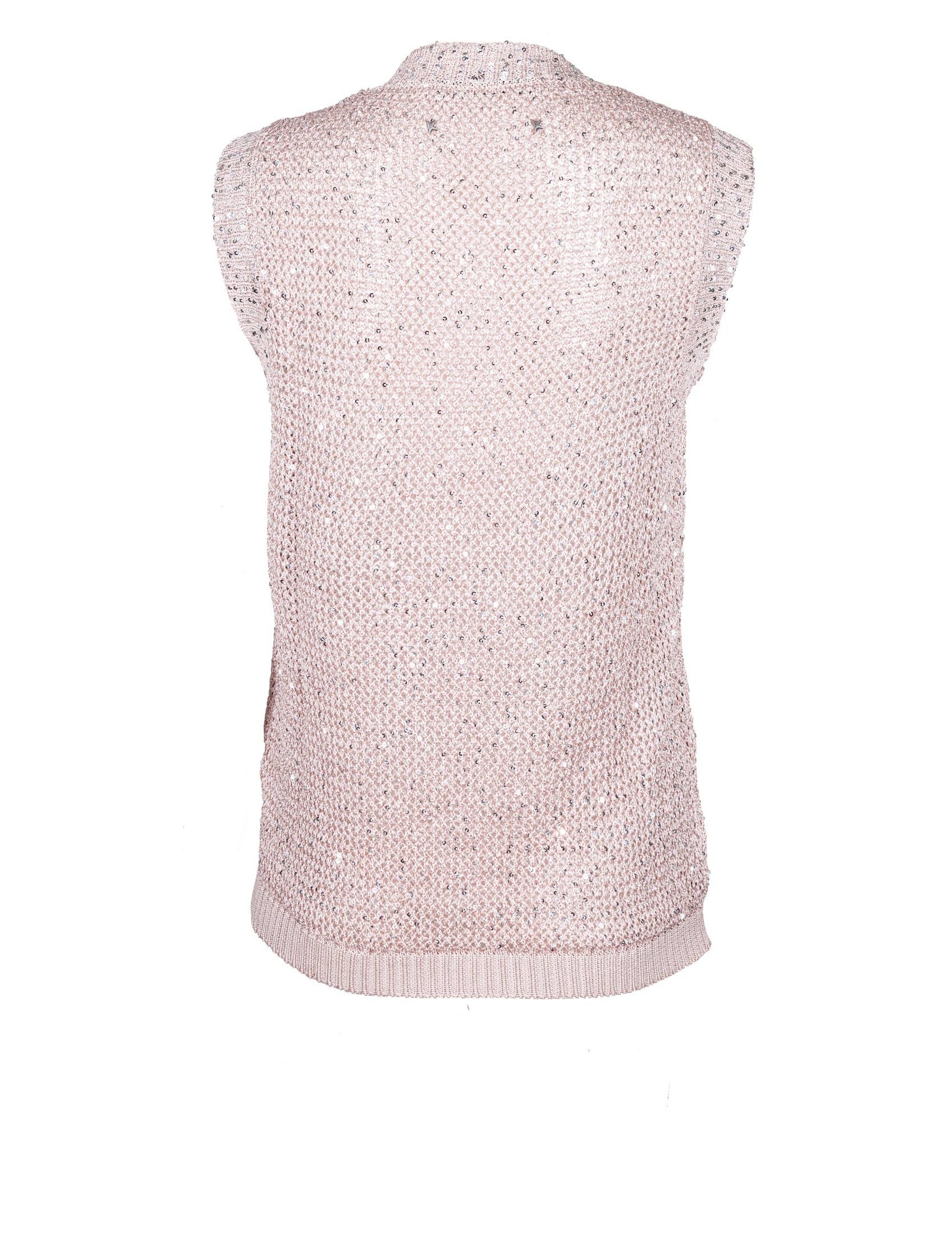 GOLDEN GOOSE Sequin Knit Vest for Women