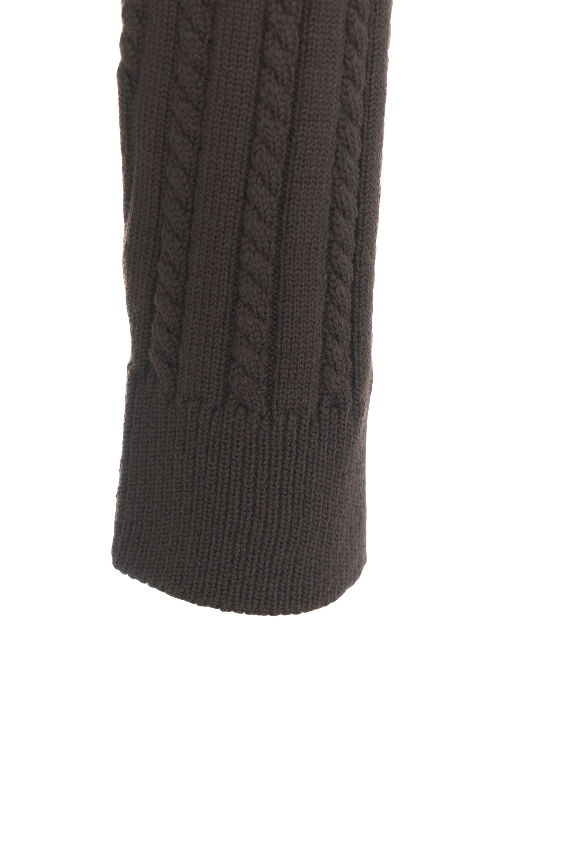 GOLDEN GOOSE Elegant Cable-Knit Sweater with Decorative Shoulder Buttons