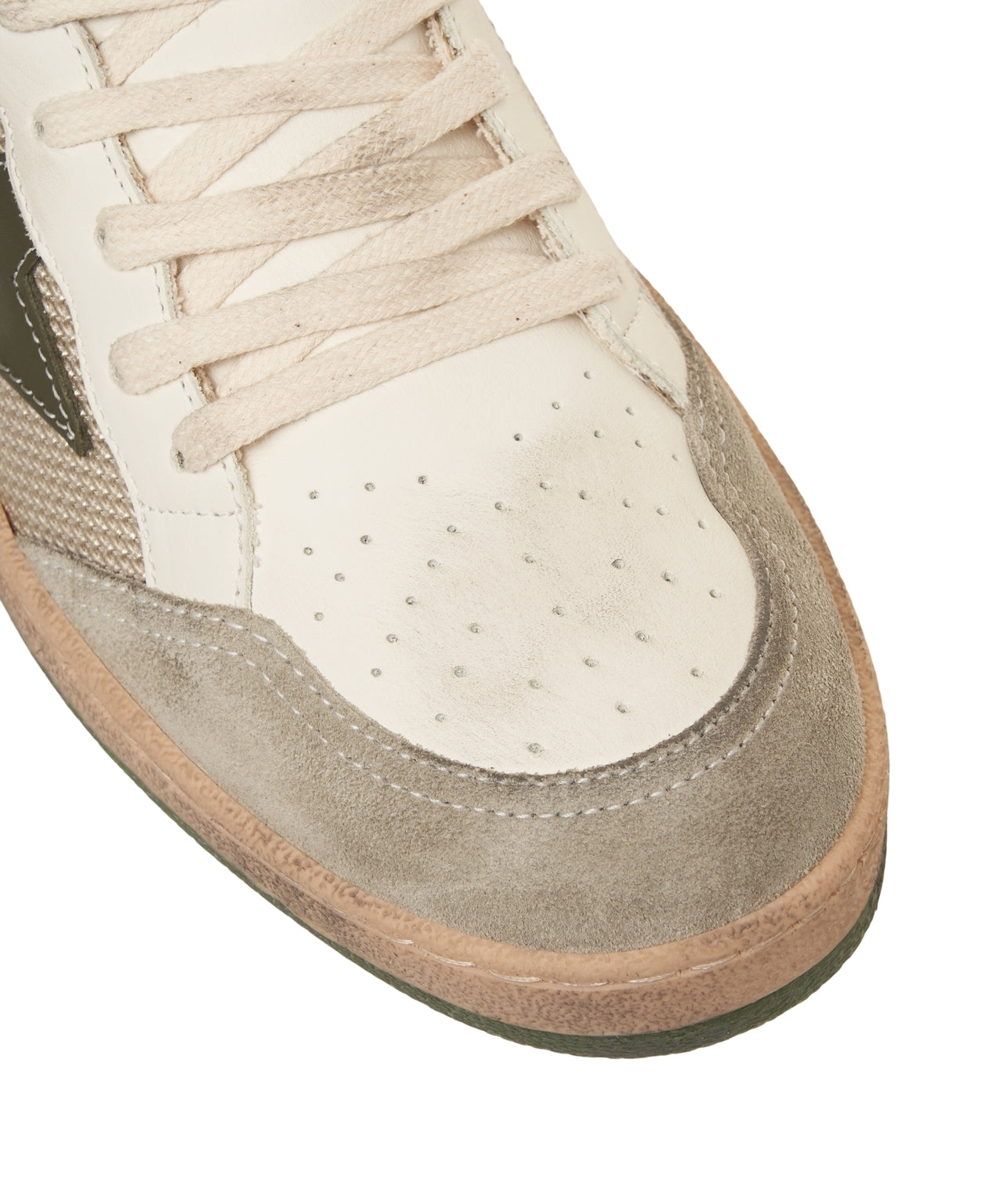 GOLDEN GOOSE Men's Vintage Double Quarter Sneakers