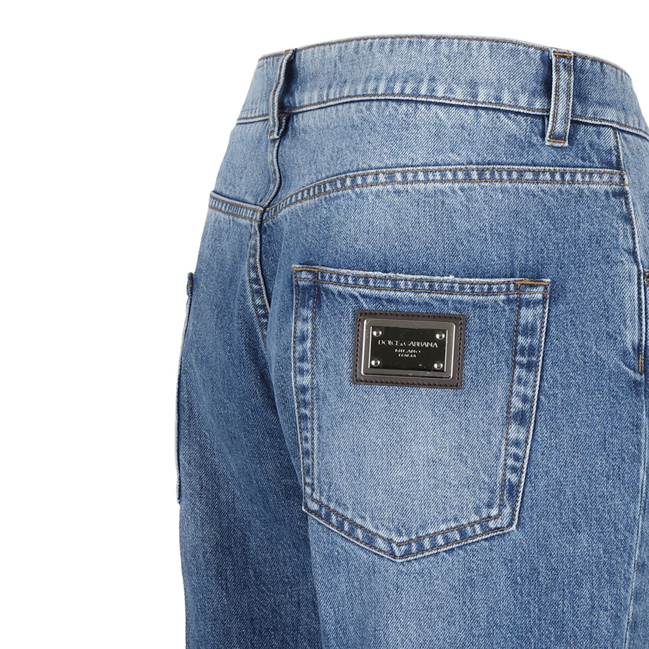 DOLCE & GABBANA Men's Combined Cotton Jeans